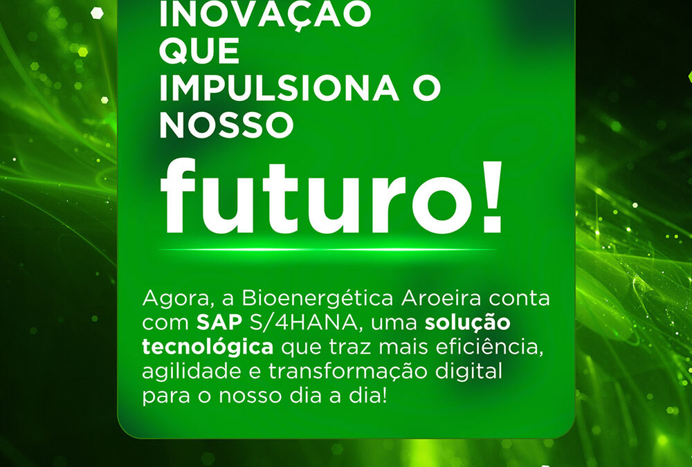 A Bioenergética Aroeira está dando mais um passo rumo à inovação!